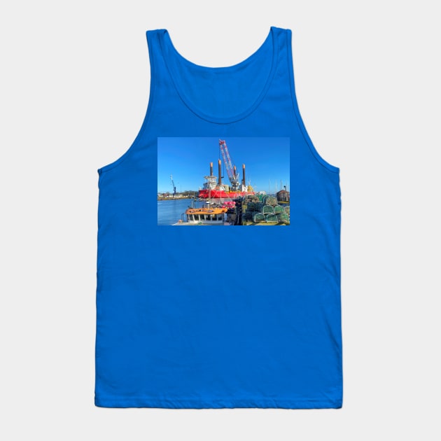 Port of Blyth Import Dock Tank Top by Violaman